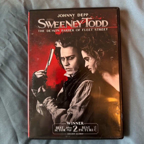 Other - Sweeney Todd: The Demon Barber Of Fleet Street [DVD] 2007 Disc Tested, Working